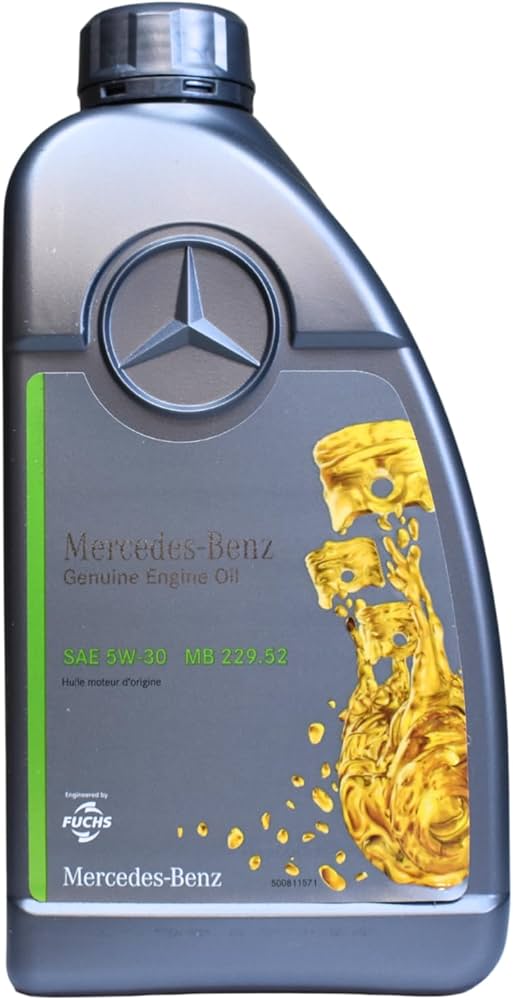 Amazon.com: Mercedes Benz 5W30 Synthetic Oil 229.52-1 case of 6